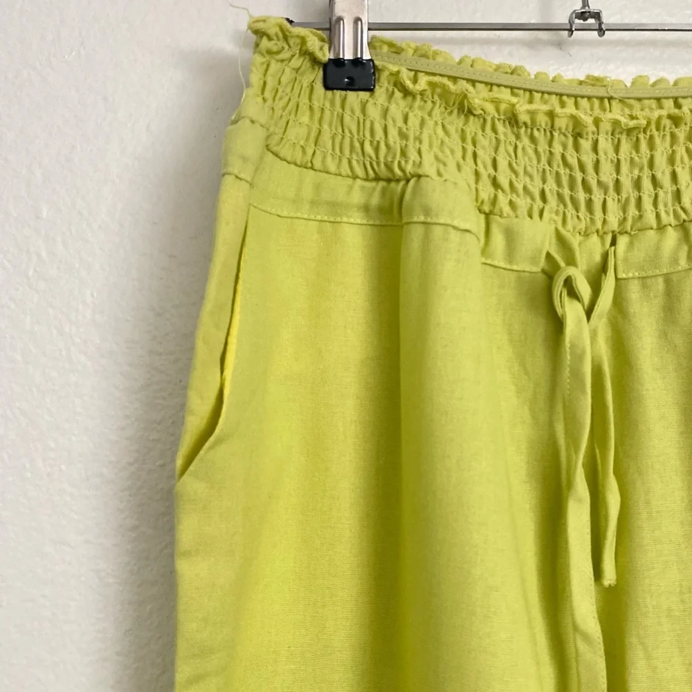 New Look Lime Green Wide Leg Pants - Picture 7 of 14